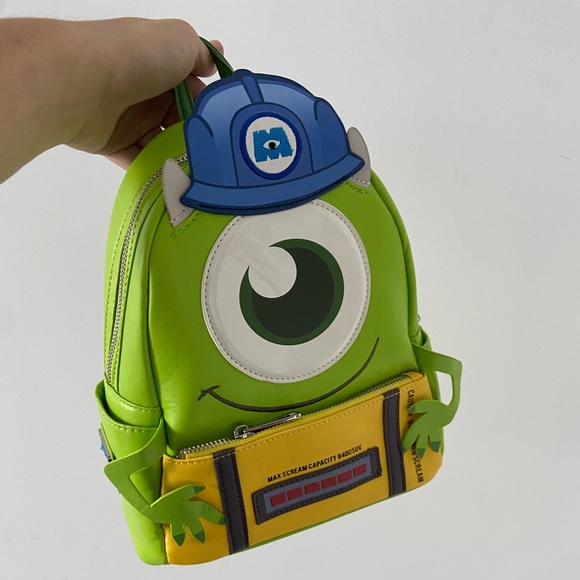 Loungefly Monster Inc. Mike Wazowksi Scare Cosplay mini backpack